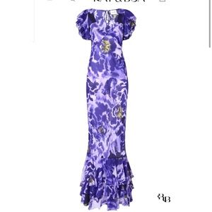 Rat and boa purple dress